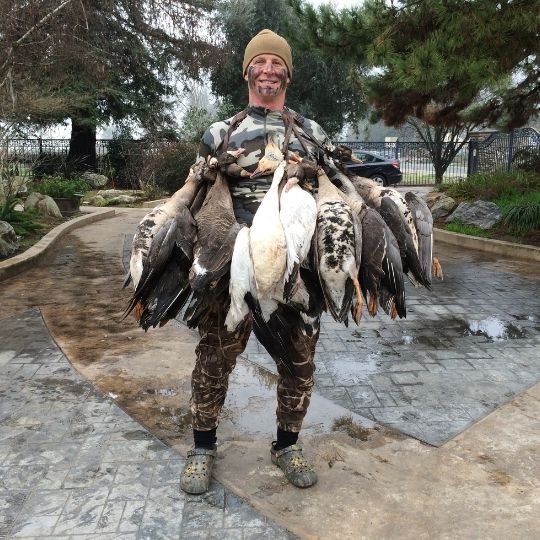 Jack Kautz - goose hunting in San Joaquin Delta